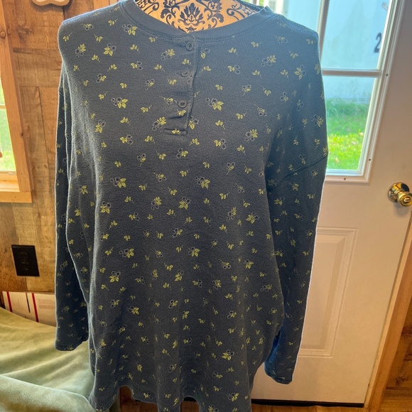 Cherokee Tops - WOMEN'S SIZE XL PERIWINKLE BLUE TOP SHIRT BLOUSE